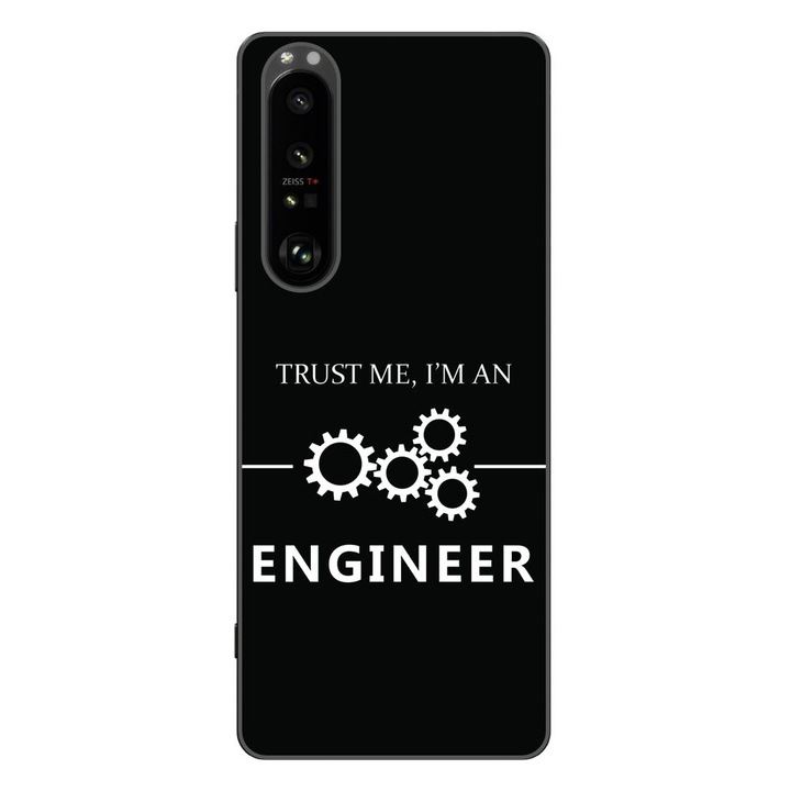 Капак, съвместим с Sony Xperia 1 III Silicon Gel Tpu Model Engineer