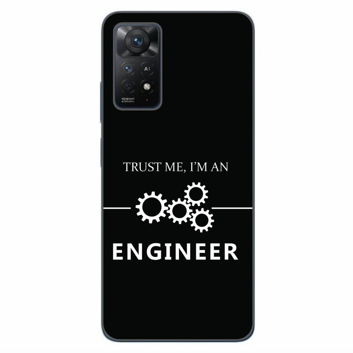 Капак, съвместим с Xiaomi Redmi Note 11 Pro 4G, 5G Silicon Gel Tpu Model Engineer