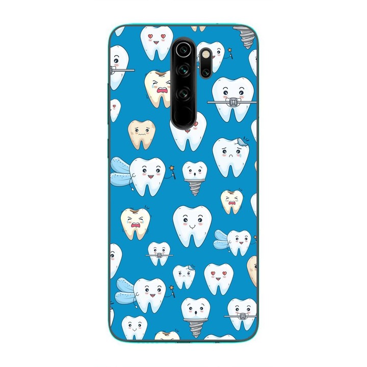 Калъф, съвместим с Xiaomi Redmi Note 8 Pro Silicon Gel Tpu Model Dentist Pattern