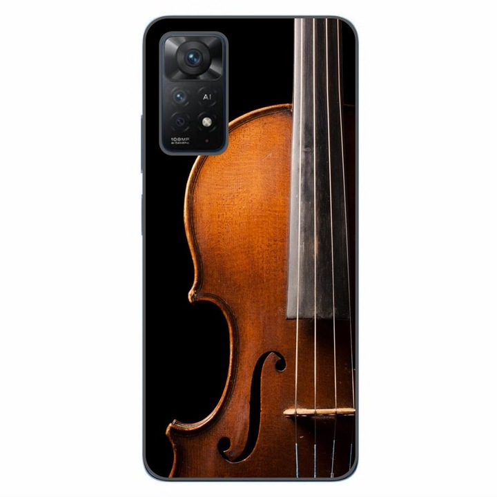 Калъф, съвместим с модел Xiaomi Redmi Note 11 Pro 4G, 5G силиконов гел Tpu Violin