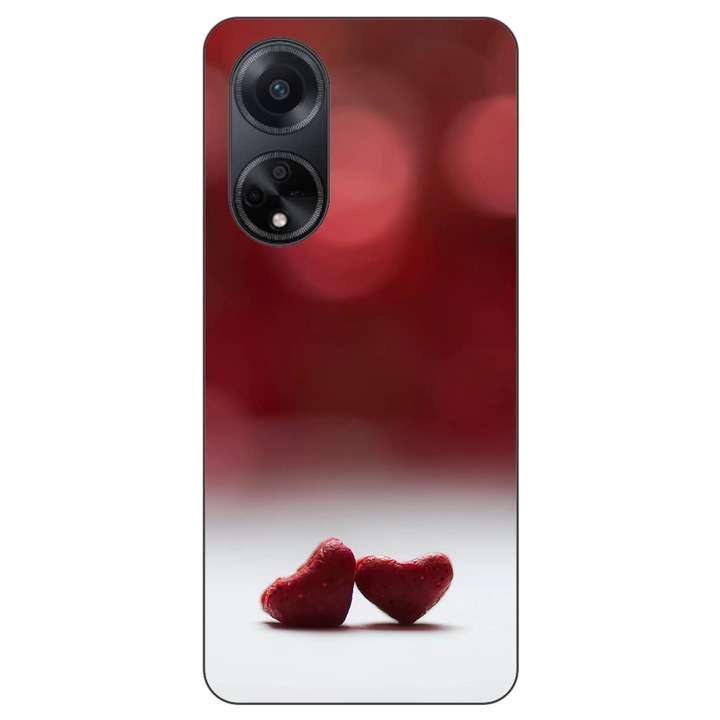 Husa compatibila cu Oppo A98 5G Silicon Gel Tpu Model Little Hearts