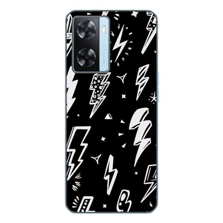 Husa compatibila cu Oppo A57s Silicon Gel Tpu Model Lightnings