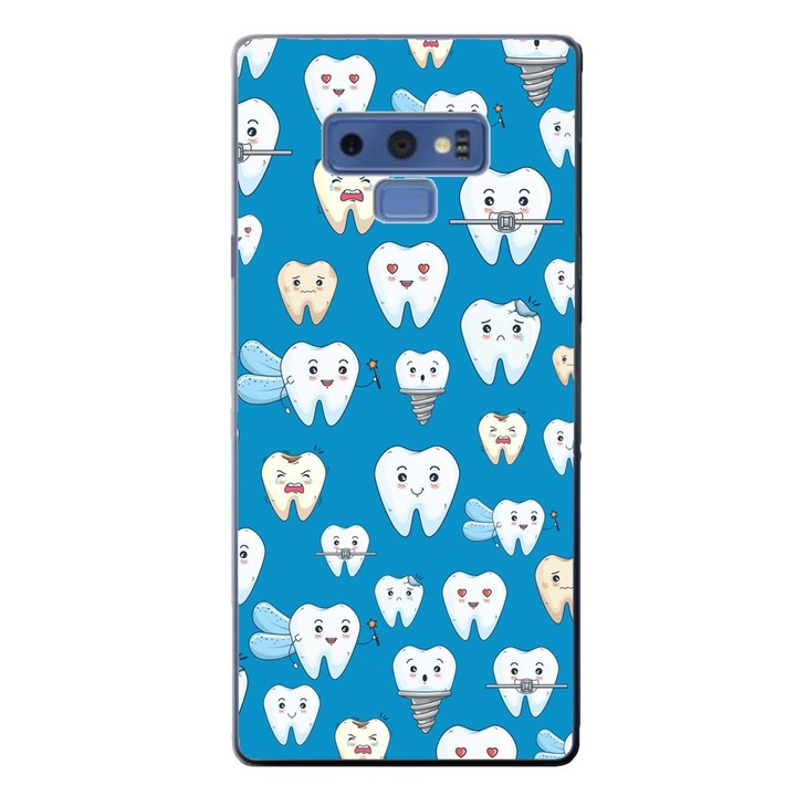 Калъф, съвместим с Samsung Galaxy Note 9 Silicon Gel Tpu Model Dentist Pattern