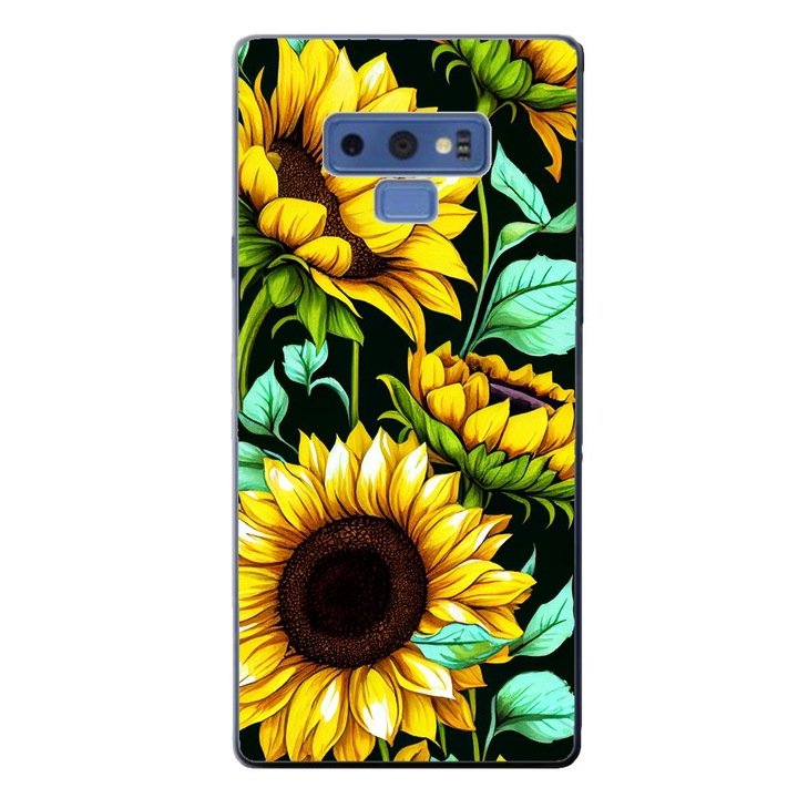 Калъф, съвместим с модел Samsung Galaxy Note 9 Silicon Gel Tpu AI Sunflower