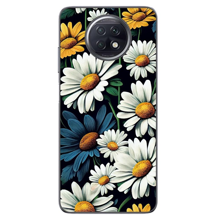Калъф, съвместим с модел Xiaomi Redmi Note 9T Silicon Gel Tpu Daisy