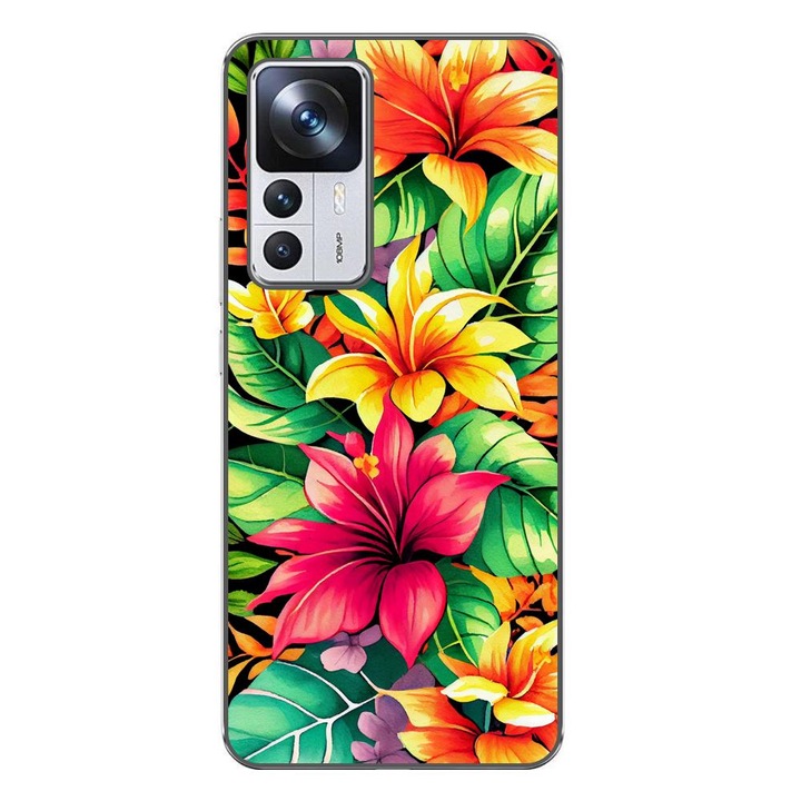 Калъф, съвместим с модел Xiaomi 12T, 12T Pro Silicon Gel Tpu Lily