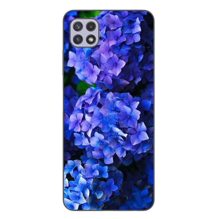 Husa compatibila cu Samsung Galaxy A22 5G Silicon Gel Tpu Model Hortensii