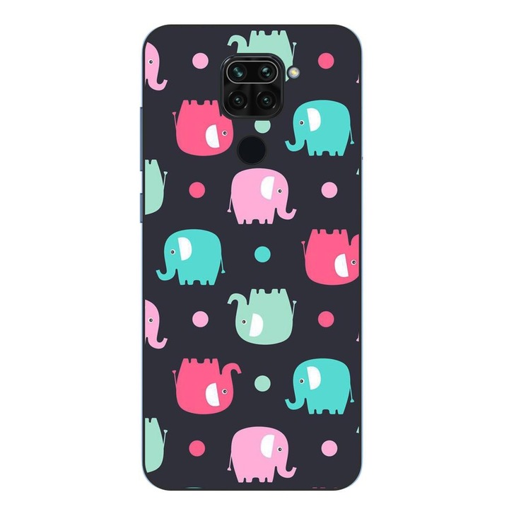Husa compatibila cu Xiaomi Redmi Note 9 Silicon Gel Tpu Model Pattern Elefant