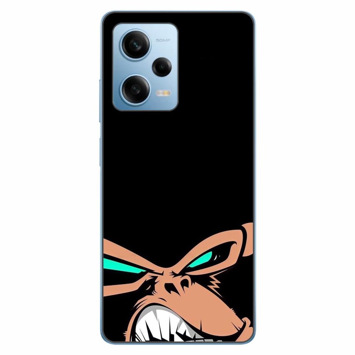Husa compatibila cu Xiaomi Redmi Note 12 Pro 5G Silicon Gel Tpu Model Angry Monkey