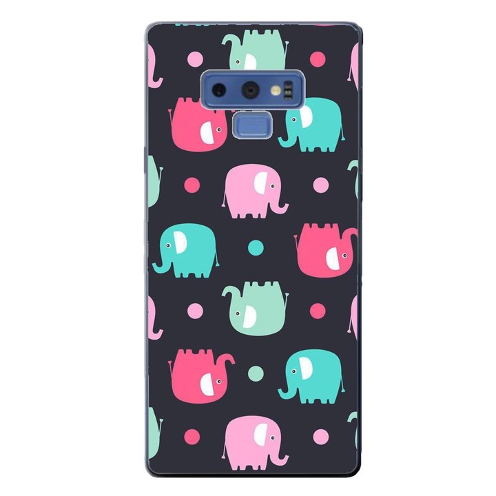 Калъф, съвместим с модел Samsung Galaxy Note 9 Silicon Gel Tpu Pattern Elephant