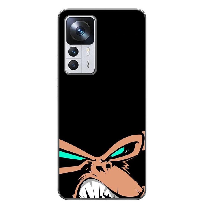 Husa compatibila cu Xiaomi 12T, 12T Pro Silicon Gel Tpu Model Angry Monkey