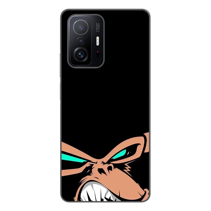 Husa compatibila cu Xiaomi Mi 11T, Mi 11T Pro Silicon Gel Tpu Model Angry Monkey