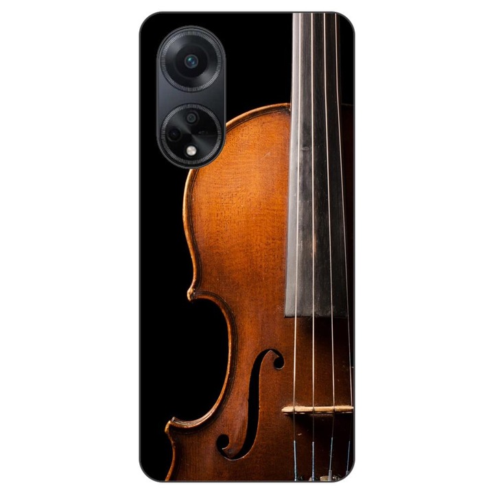 Кейс, съвместим с Oppo A98 5G Silicone Gel Tpu Violin Model