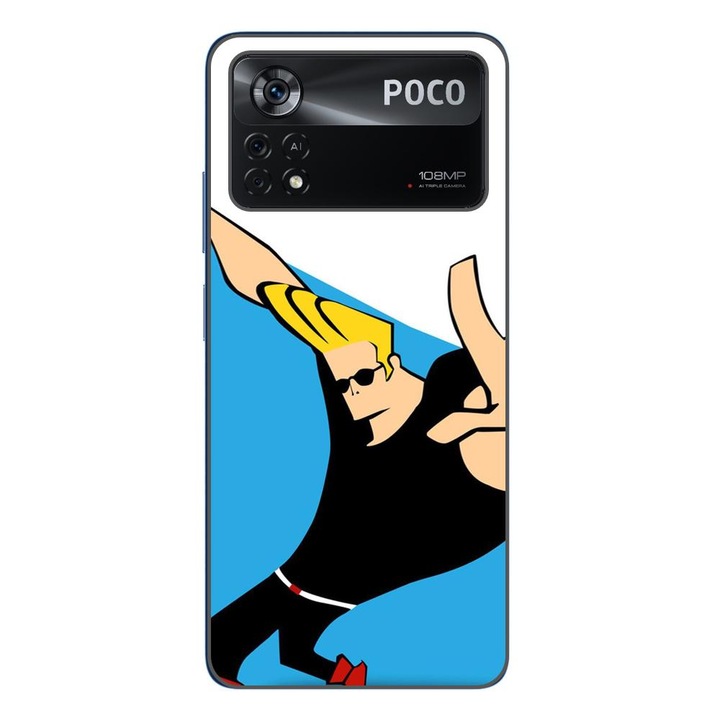 Кейс съвместим с Xiaomi Poco X4 Pro Silicon Gel Tpu Модел Johnny Bravo