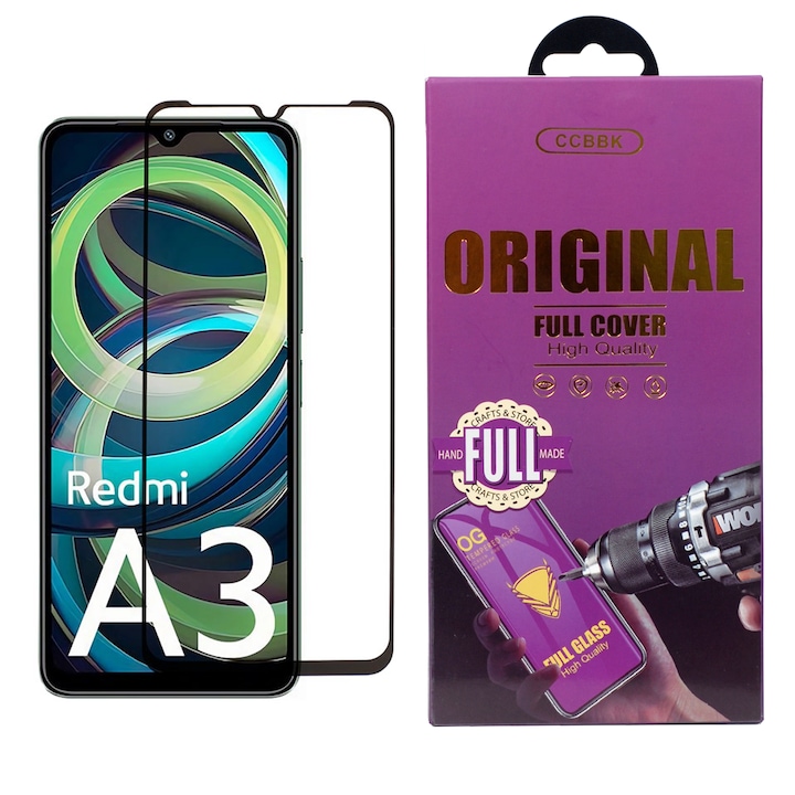 Π‘ΡΡΠΊΠ»Π΅Π½ ΠΡΠΎΡΠ΅ΠΊΡΠΎΡ OG Π·Π° Xiaomi Redmi A3, Π§Π΅ΡΠ΅Π½/ΠΡΠΎΠ·ΡΠ°ΡΠ΅Π½