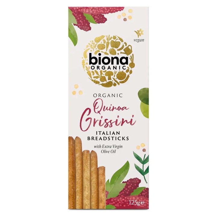 Grisine cu Quinoa si Ulei de Masline Eco 125 grame Biona