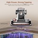 JIGOO T600 Matrac Atkaellenes Porszívó, 700W, Kettős Elválasztott Portartály, Illatdiffúzió, UV 60°C, 99.99% Eltávolítás
