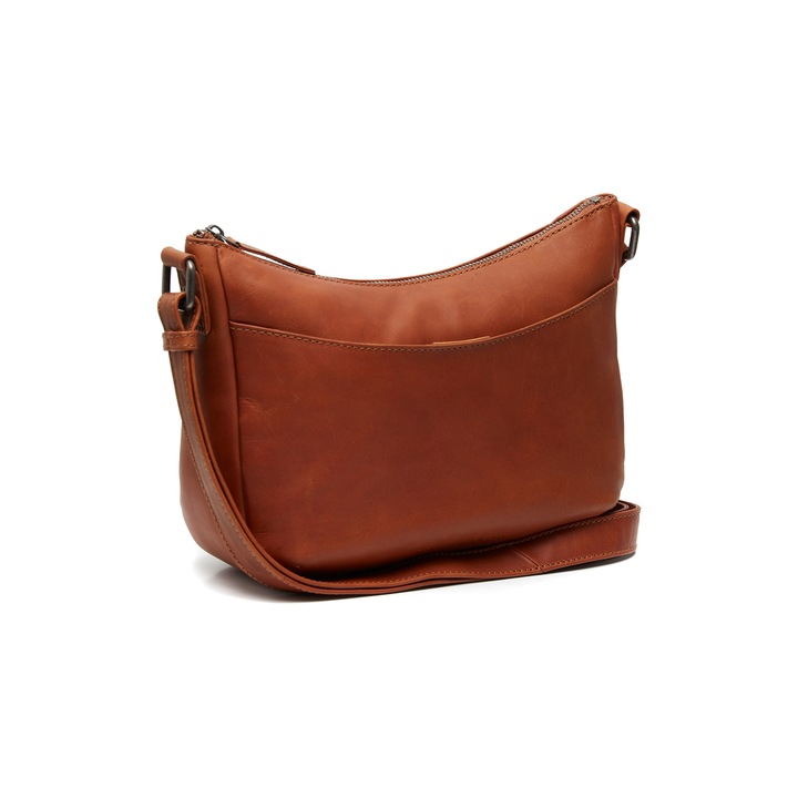 Geanta de dama din piele naturala, The Chesterfield Brand, Henderson, Maro coniac