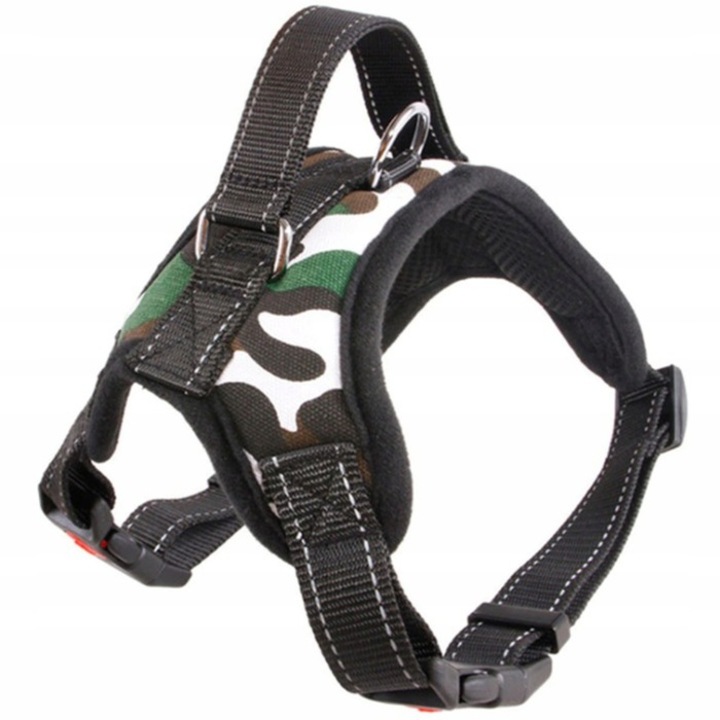 Ham pentru caini, ajustabil, fara presiune, marimea XL, militar