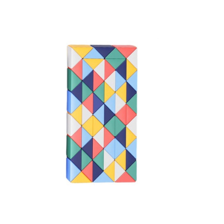 Intelligencia fejlesztő játék, Cube Magic Snake, 72 szegmens, 4 év+, Többszínű