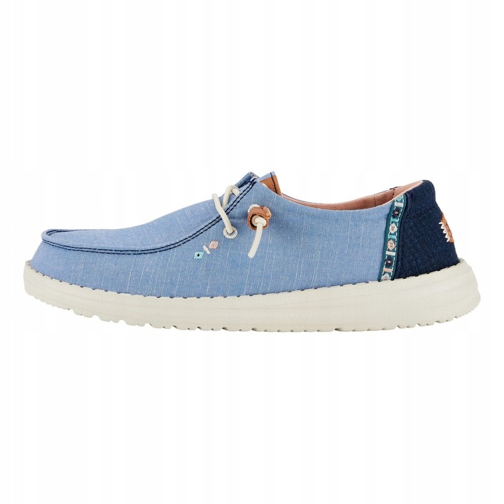 Дамски мокасини, HeyDude, Wendy Chambray Boho,, Син