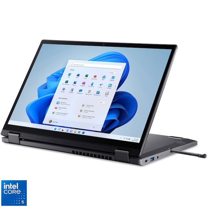 Лаптоп Acer Aspire Spin 14 ASP14-51MTN-51XU, Intel® Core™ 5 120U, 14", WUXGA, Touch, 16GB, 512GB SSD, Intel® Graphics, Windows 11 Home, Steel Gray