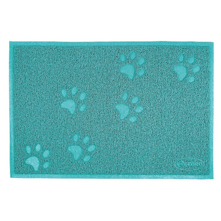 Covoras pentru litiera, 60x40 cm, Aquamarine