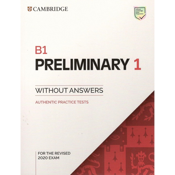 B1 Preliminary 1 Student's Book without Answers - Cambridge