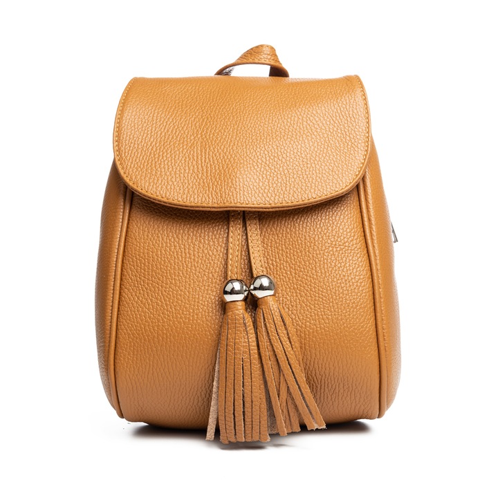 Rucsac dama, piele, Toro Nero, Cris, maro