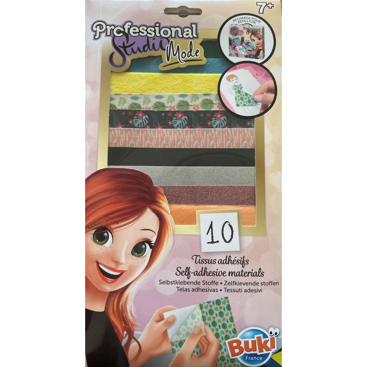 Set materiale autoadezive, Buki France, Studio profesional de design, Supliment 5417, 10 coli