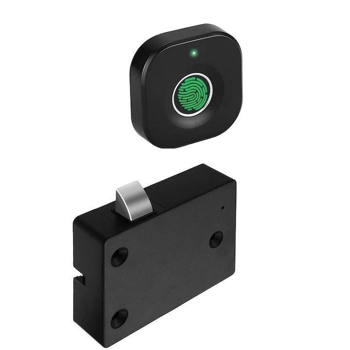 Интелигентна ключалка с пръстов отпечатък за шкафчета, шкафове, чекмеджета, мебели, USB акумулаторна
