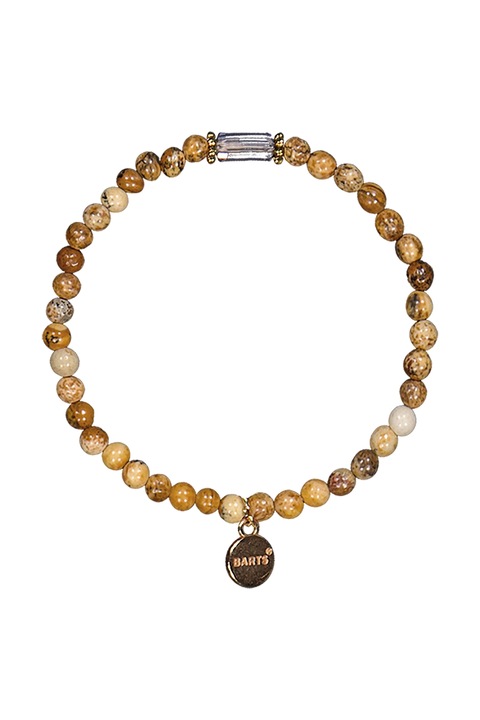 Barts, Bratara unisex cu margele, Bej