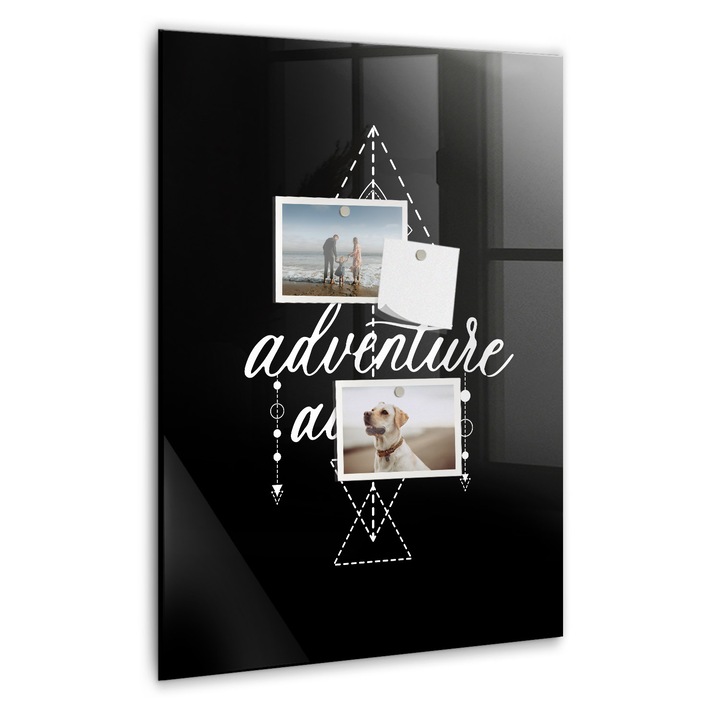 Tabla magnetica, Coloray, Aventura, Alb, 40 x 60 cm, Magneti, Marker alb, 010640700050400275317