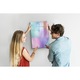 Tabla magnetica, Coloray, Pene pastelate, Multicolor, 40 x 60 cm, Magneti, Marker negru, 010640700050300088926