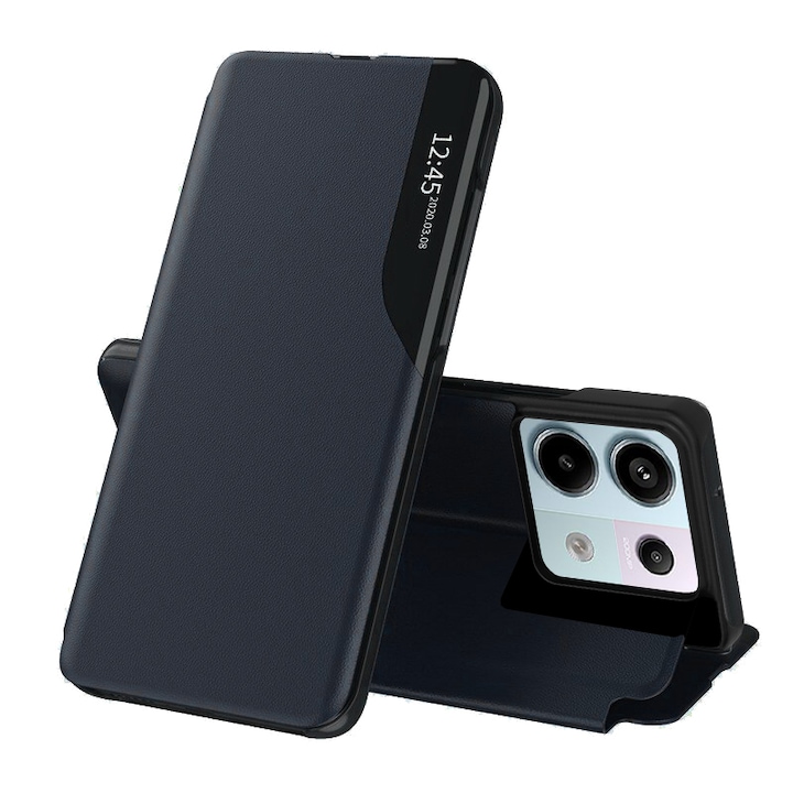 Xiaomi Redmi Note 13 Pro 5G / Poco X6 tok, Techsuit eFold Series, sötétkék