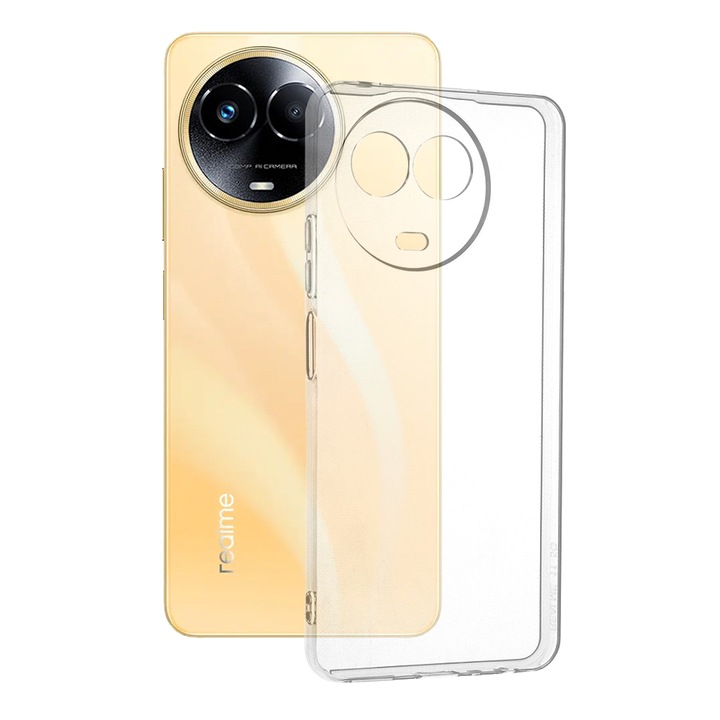 Калъф за Realme 11 5G, Techsuit Clear Silicone, Transparent