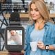 Baba-/Gyermekfigyelő kamera Vezeték nélküli babafigyelő okosórával, MILARIS®, 1,5 hüvelykes képernyő, babával való beszélgetés, beépített mikrofon, infravörös éjszakai látás, hőmérséklet figyelés, altatódalok, fehér