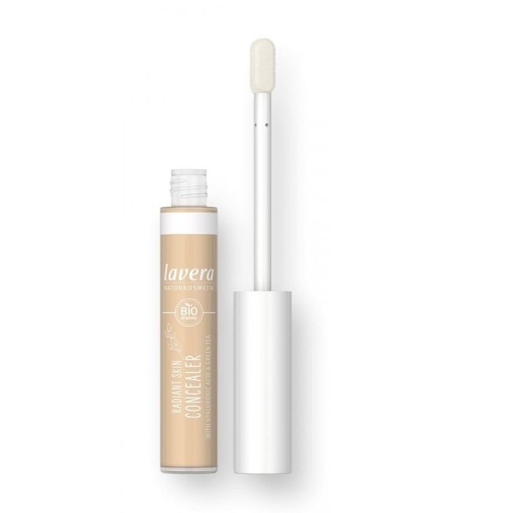 Corector cearcane si imperfectiuni, Lavera, Radiant Skin Concealer, aspect natural si stralucitor, Ivory 01