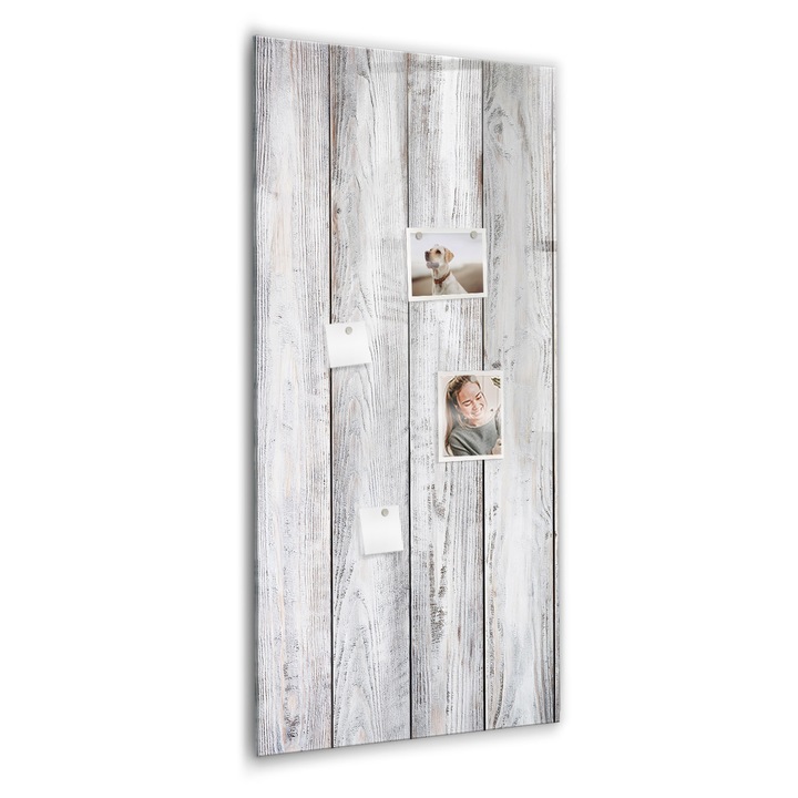 Tabla magnetica, Coloray, Lemn pictat, Gri, 60 x 120 cm, Magneti, Marker negru, 010640700080300088935