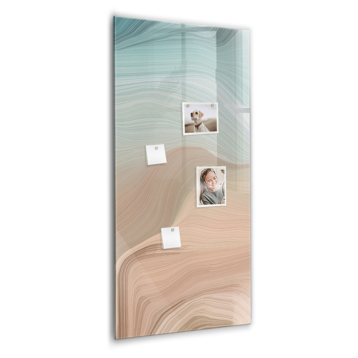 Tabla magnetica, Coloray, Amestecarea culorilor, Multicolor, 60 x 120 cm, Magneti, Marker negru, 010640700080300088903