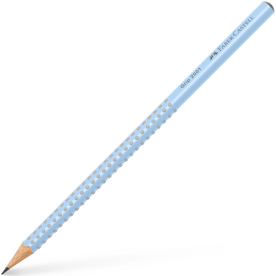 Creion grafit Faber-Castell Grip 2001 Blue Sky, B, 12 buc/cutie