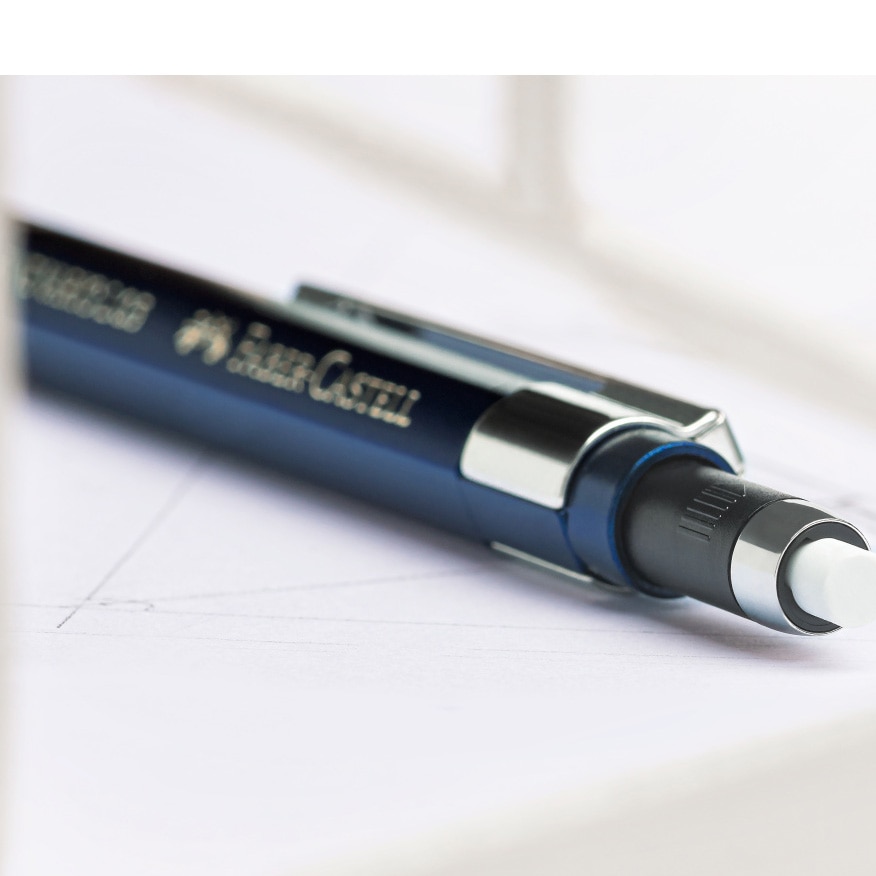 Creion mecanic Faber-Castell TK-Fine Vario L, 0.5mm, indigo - eMAG.ro