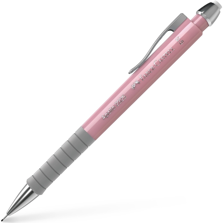 Creion mecanic Faber-Castell Apollo 2024, 0.5mm, rose shadow