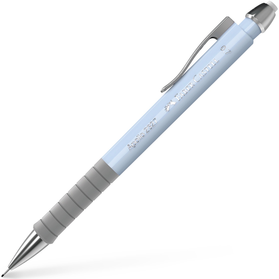 Creion mecanic Faber-Castell Apollo 2024, 0.7mm, bleu sky