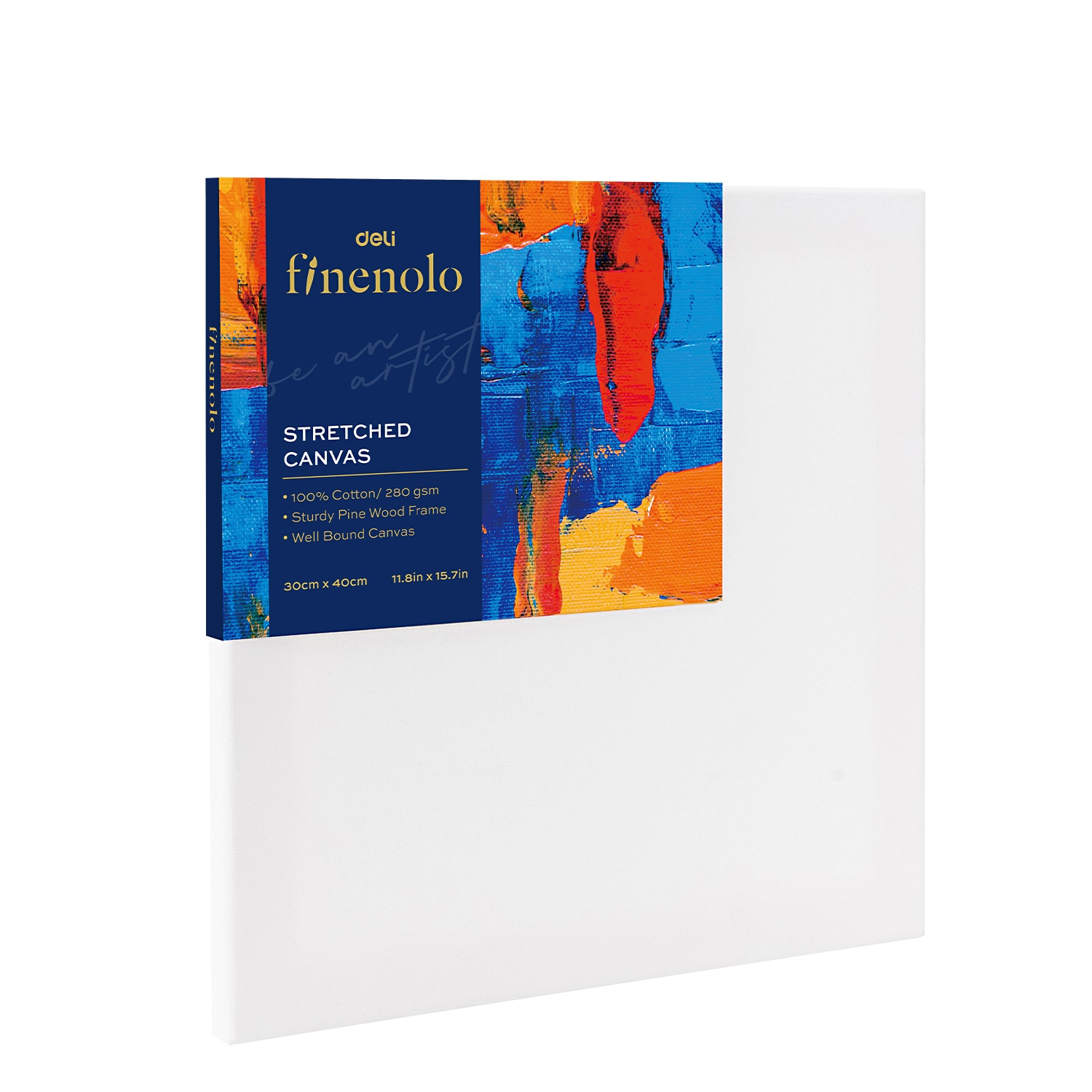 Panza pentru pictura pe sasiu Deli, dimensiune 30 x 40 cm