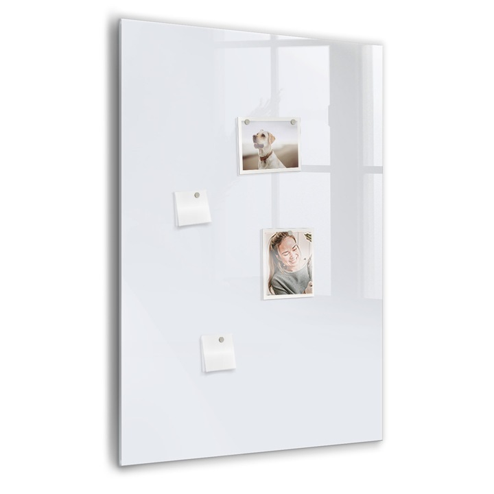 Tabla magnetica, Coloray, Alb, 70 x 100 cm, Magneti, Marker negru, 010640700080300260258