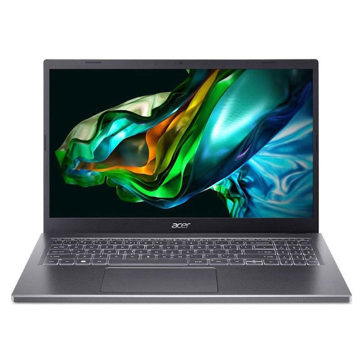 Laptop Acer Aspire 5 A517-58M-59TE, A517M-58M-i5, 17.3", Intel Core i5-1335U (10 nuclee), Intel Iris Xe Graphics, 16GB LPDDR5, argintiu