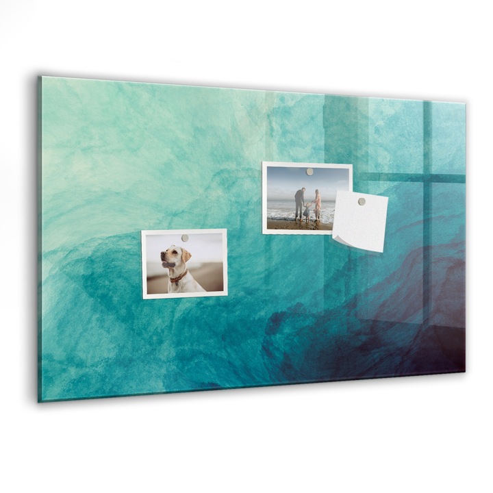 Tabla magnetica, Coloray, Abstractizarea adancimii, Multicolor, 60x40 cm, Marker alb, Magneti, 010640700010400088613