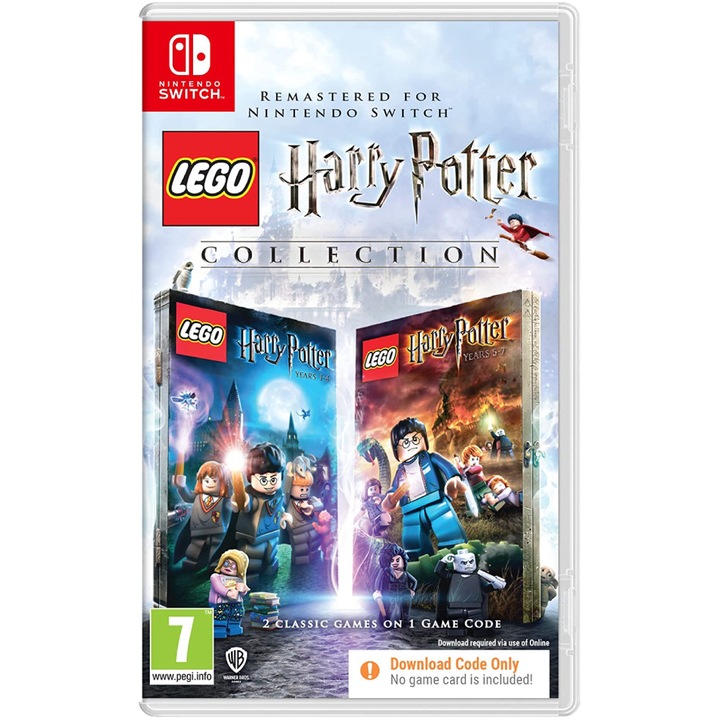 Joc WARNER BROS. INTERACTIVE ENTERTAINMENT Lego Harry Potter Collection Cod In A Box, pentru Nintendo Switch