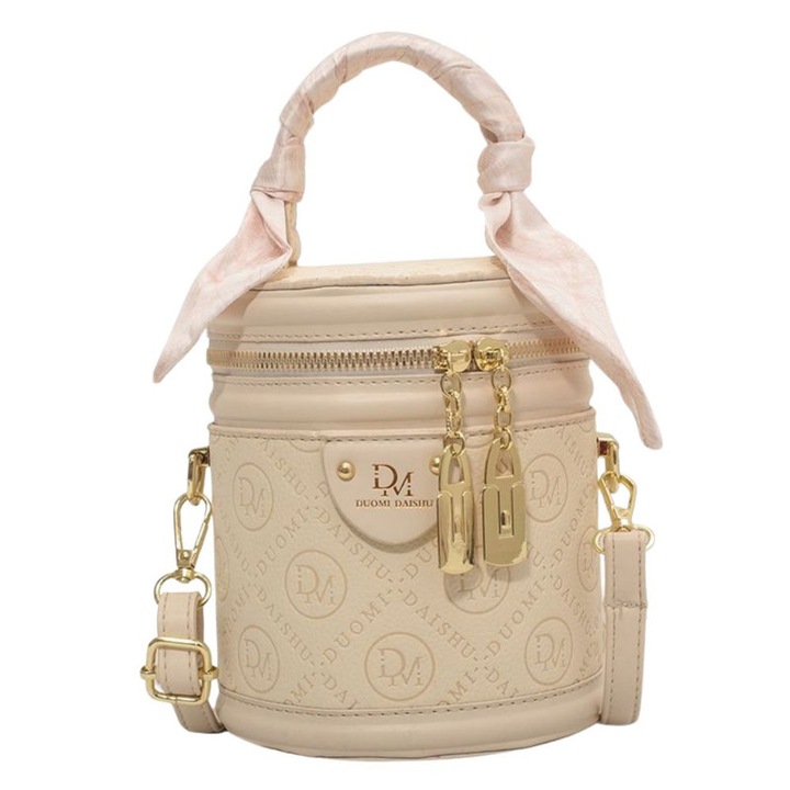 Geanta dama, Model Bucket, Piele ecologica, 14*16